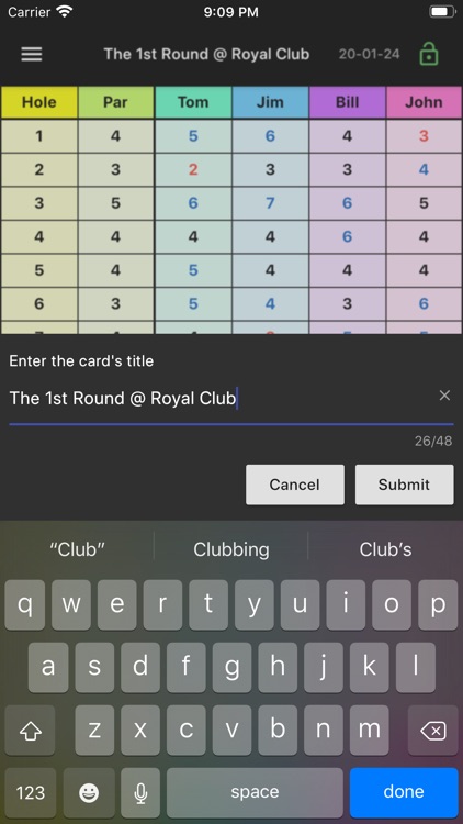 Hi Golf Score - Golf Scorecard screenshot-4