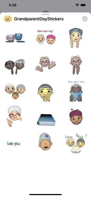 Grandparent Day Stickers(圖3)-速報App