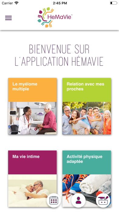 HéMaVie screenshot 2