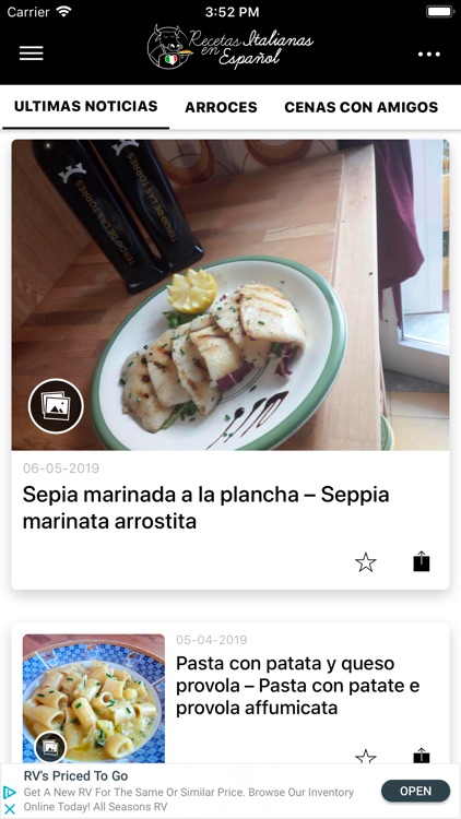 Recetas Italianas