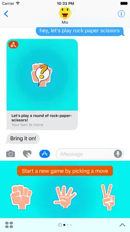 Game screenshot Rock Paper Scissors Chat Game apk