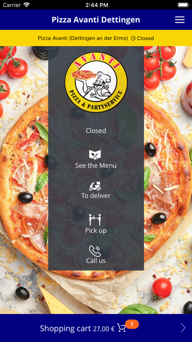 How to cancel & delete Pizza Avanti Dettingen from iphone & ipad 1