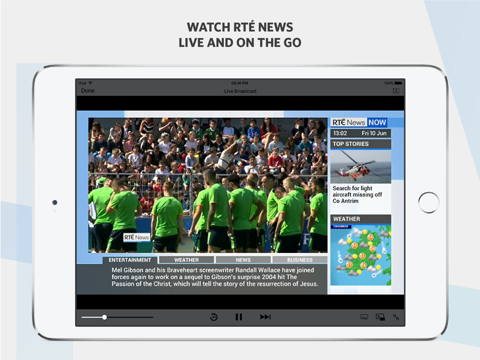 RTÉ News Now - náhled