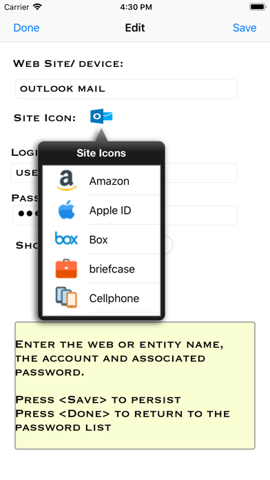 BioVoice Password Storage screenshot 4