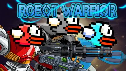 screenshot of Flappy Robot Warrior 1