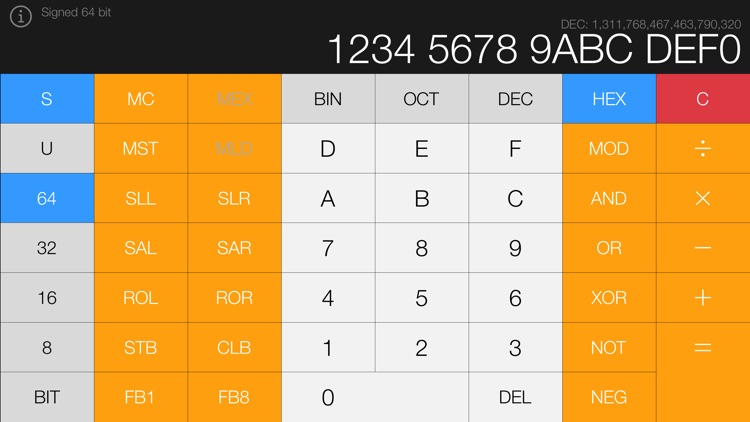 Simple Hex Calc