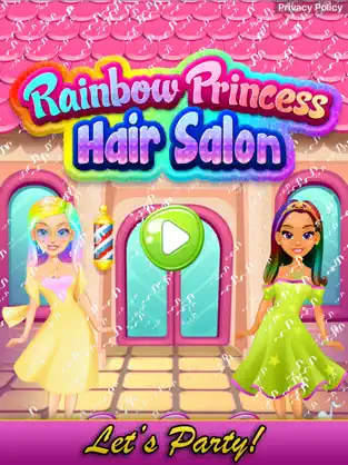 Capture 3 Rainbow Princess Hair Salon iphone