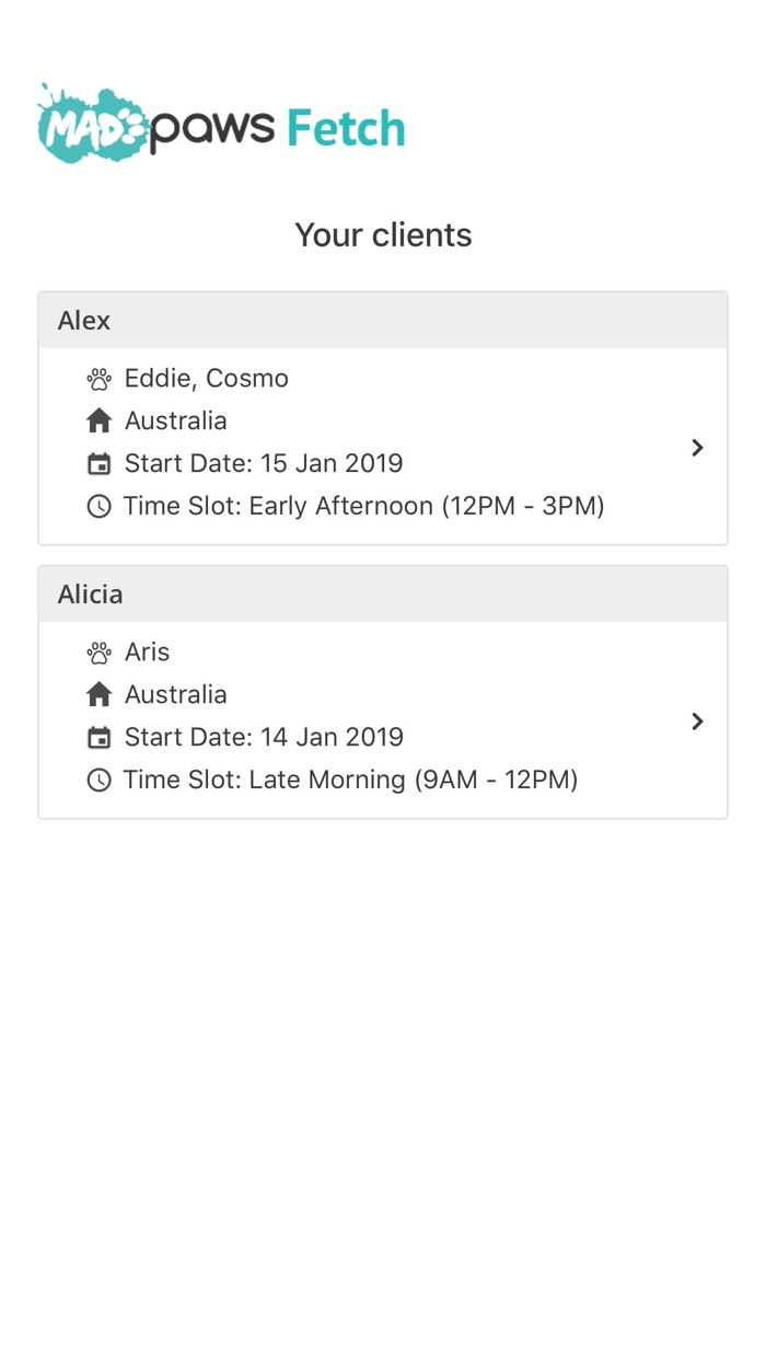 Mad Paws Fetch for Dog Walkers