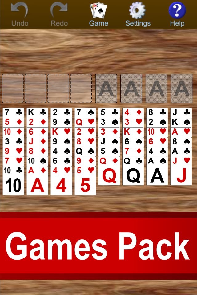 150+ Card Games Solitaire Pack screenshot 2