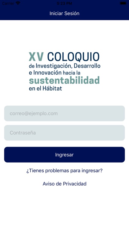 XV Coloquio de Sustentabilidad