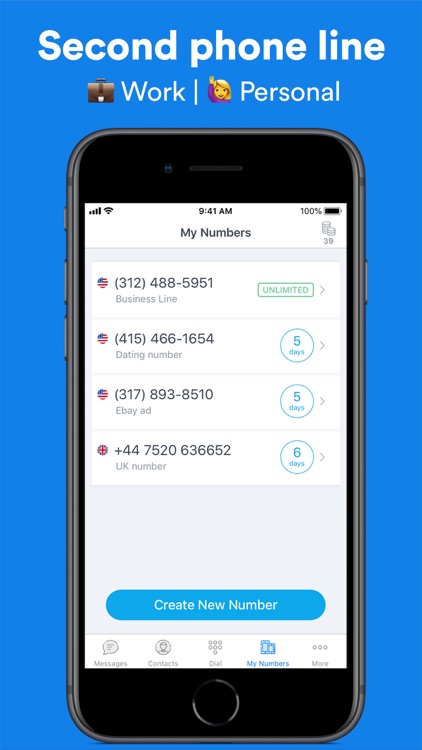 Ring4: Second Phone Number App
