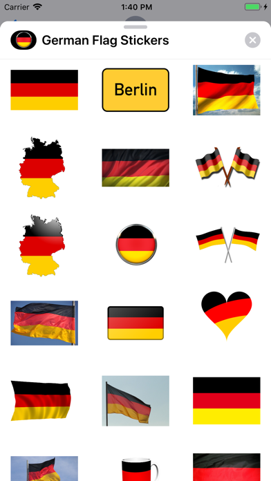 German Flag Stickers screenshot 3