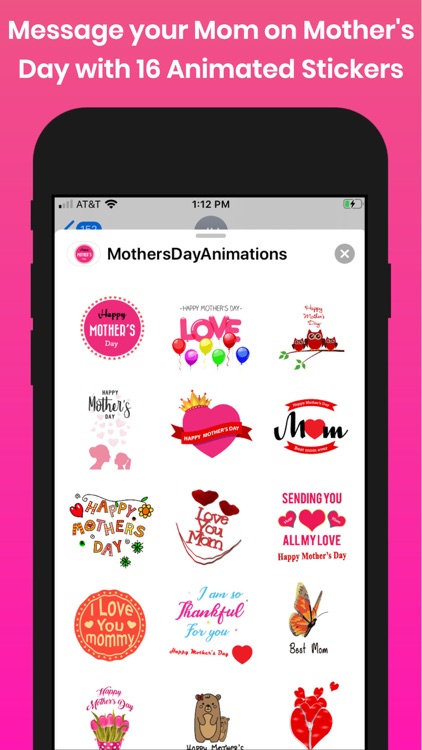 Mothers Day Animated Stickers