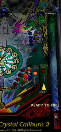 Pinball Crystal Caliburn II - Screenshot 1