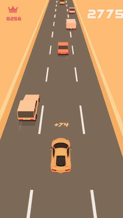 Race Car Racer - Pixel Traffic screenshot 2