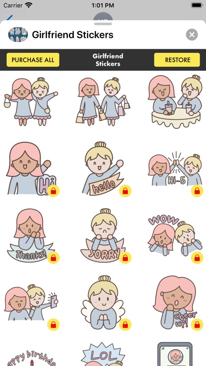 Girlfriend Stickers ·