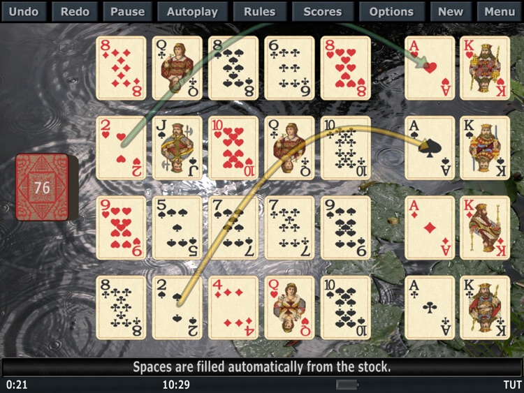 Solitaire 3D Lite (iPad) screenshot-3