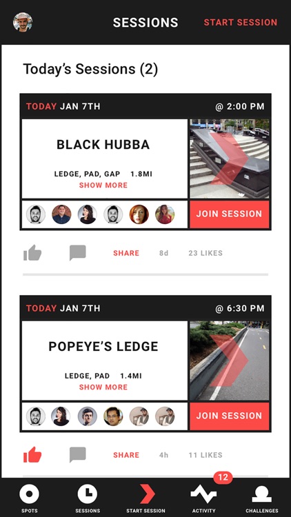 Loke: Skate spots & challenges