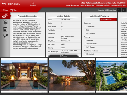 KW Real Estate Search for iPad screenshot 3