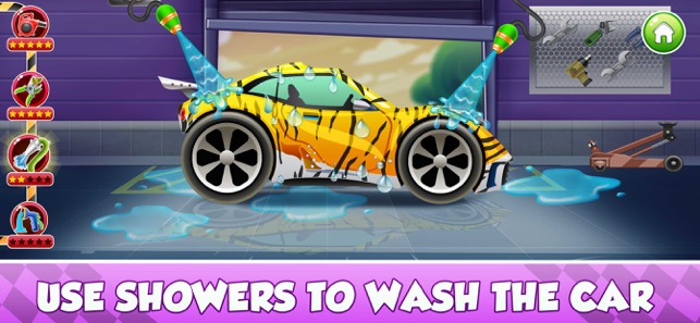 Car Wash Salon & Workshop Game