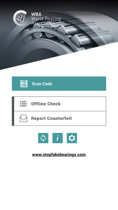 WBA Bearing Authenticator screenshot 2