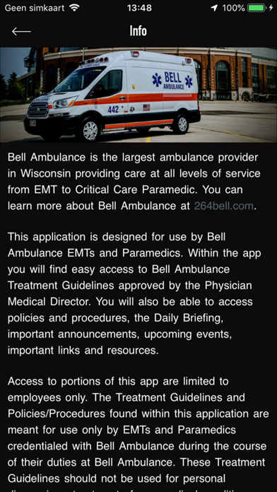 Bell EMS App screenshot 2