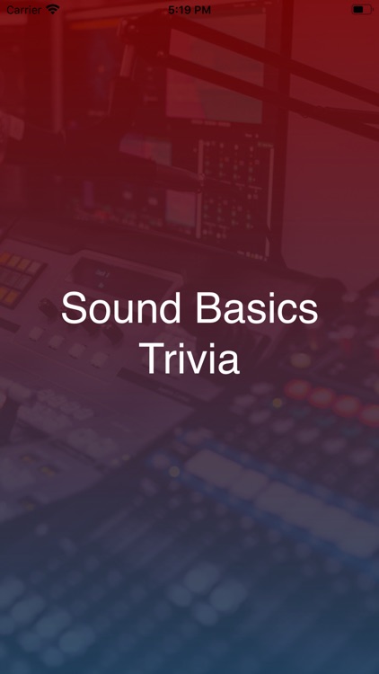 Sound Basics Trivia