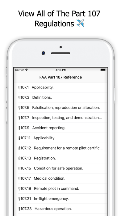How to cancel & delete Part 107 Reference from iphone & ipad 1
