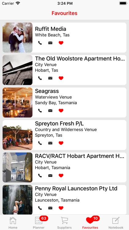 Weddings Tasmania Planner screenshot-4