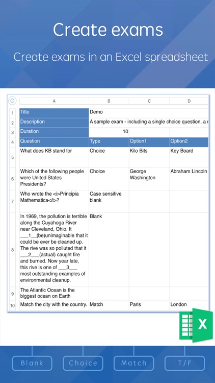 MTestM - An exam creator app