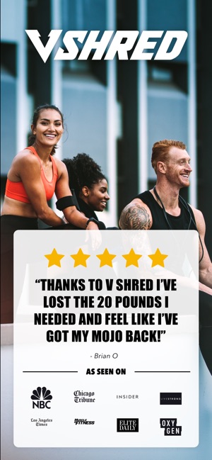 V Shred Diet Fitness On The App Store