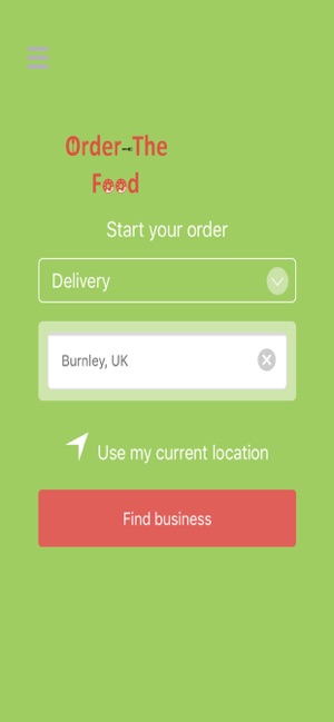 OrderTheFood Delivery App