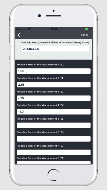 Engineering Survey Calculator