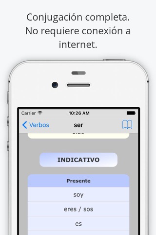 10.000 verbos en español screenshot 2