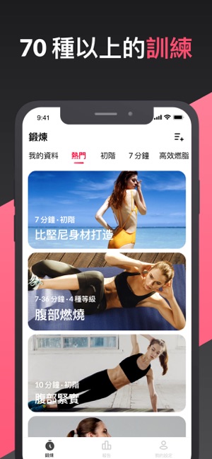 女性居家健身—女性鍛鍊應用程式(圖1)-速報App