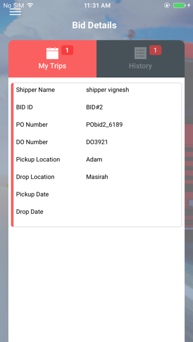Click Logistic Services Driver screenshot 3