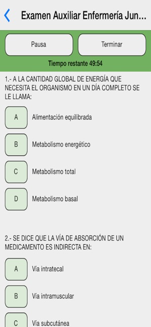 Auxiliar Enfermería Test(圖3)-速報App