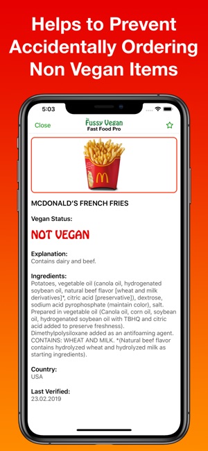 Fussy Vegan Fast Food Pro(圖4)-速報App