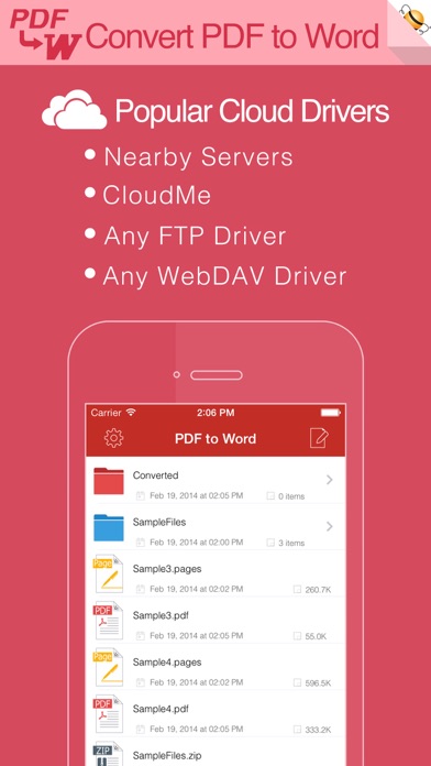How to cancel & delete PDF to Word Pro by Flyingbee from iphone & ipad 4