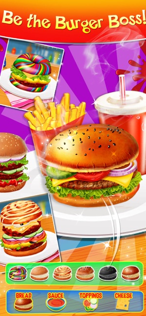 Happy Kids Meal - Burger Maker(圖3)-速報App