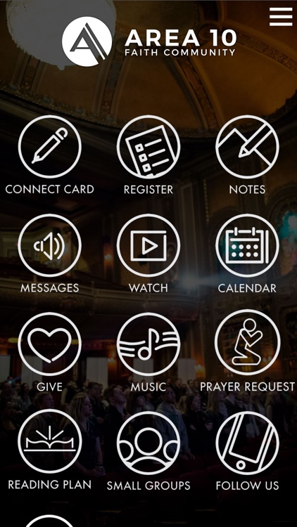 Area 10 Faith Community App