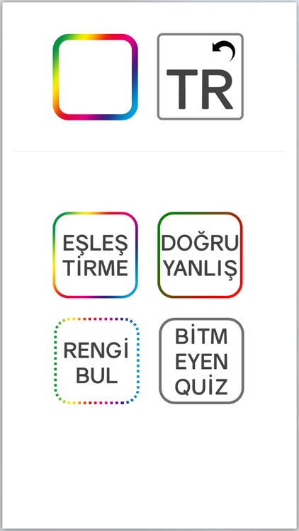 Colors Quiz - Memory Attention