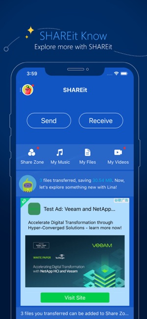 SHAREit - Connect & Transfer Screenshot