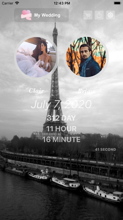 My Wedding - Share & Countdown