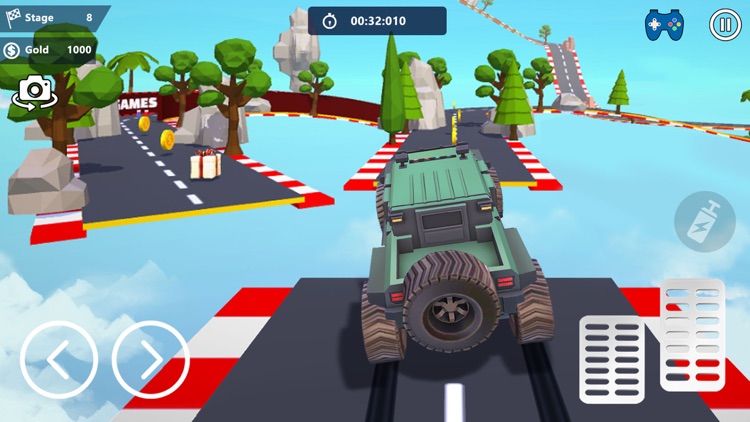 Car Stunts 3D - Sky Parkour screenshot-2