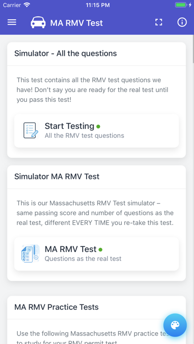 MA RMV Practice Test screenshot 3