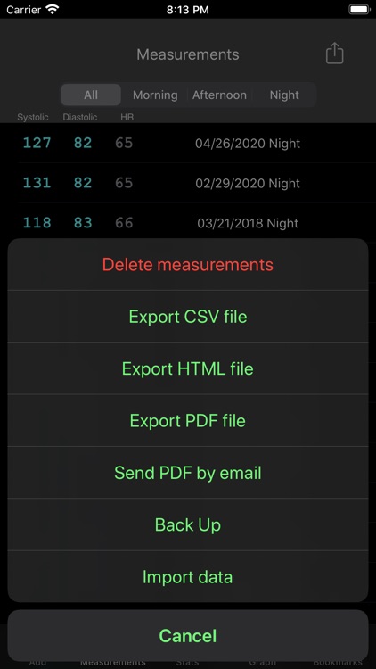 AGR Blood Pressure Log