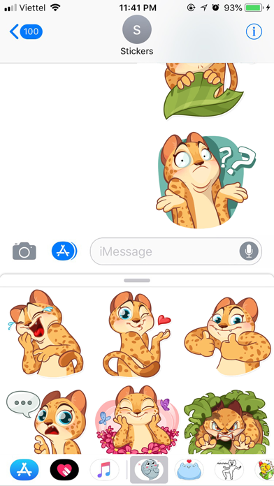 Tiger Funny Emoji Stickers screenshot 3