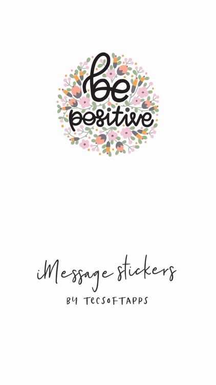 Be Positive Stickers by Rubilyn Santa Cruz