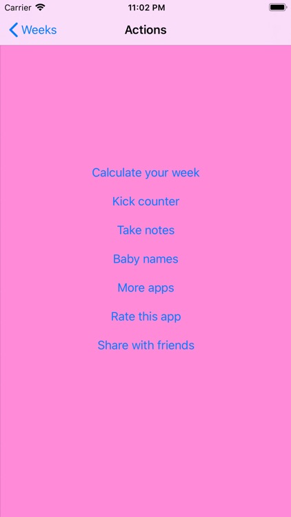 Pregnancy Info Week by Week screenshot-3